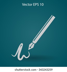 signature vector icon