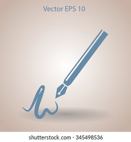 signature vector icon