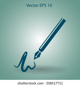 signature vector icon