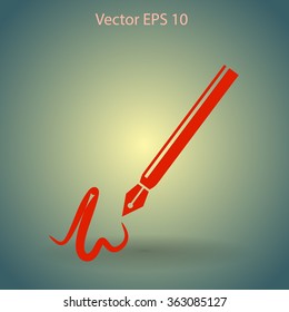 signature vector icon
