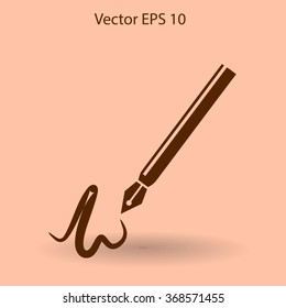 signature vector icon
