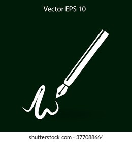 signature vector icon