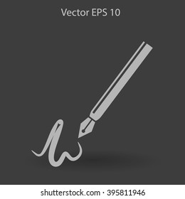 signature vector icon