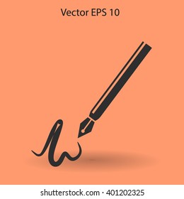 signature vector icon