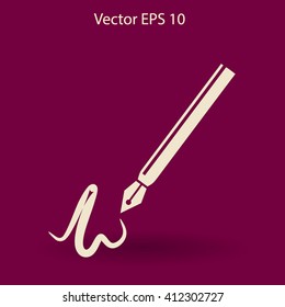 signature vector icon