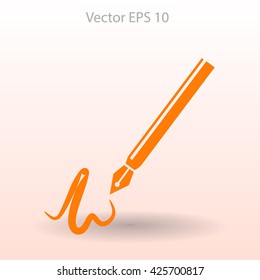 signature vector icon