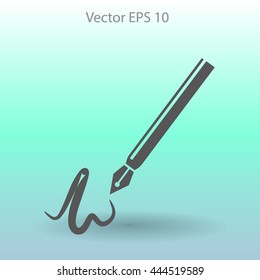 signature vector icon