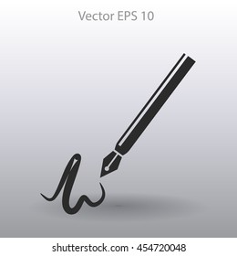 signature vector icon