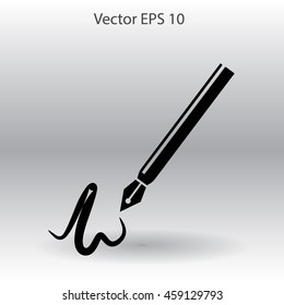 signature vector icon