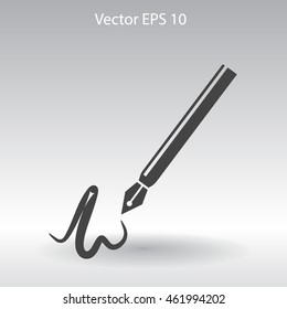 signature vector icon