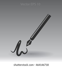 signature vector icon