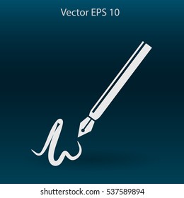 signature vector icon