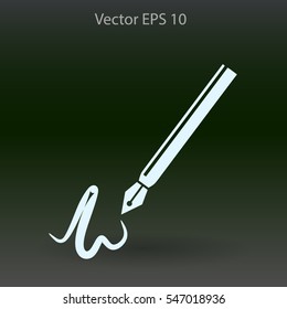 signature vector icon