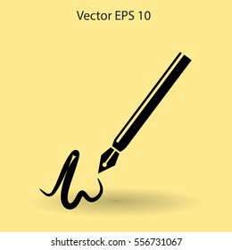signature vector icon