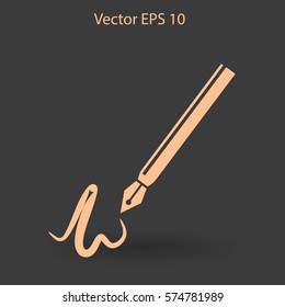 signature vector icon