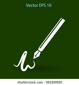 signature vector icon