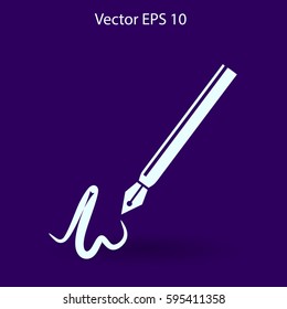 signature vector icon
