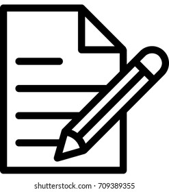 Signature Vector Icon