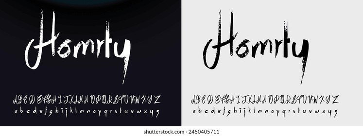 Signature. Wavy elegant calligraphy spelling for decoration of the wedding invitation