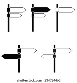 signboard black vector illustration