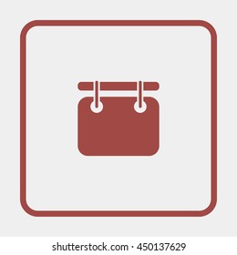 Signboard icon.