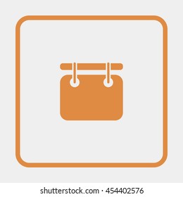 Signboard icon.