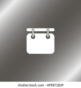 Signboard icon.