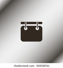 Signboard icon.