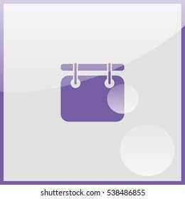 Signboard icon.