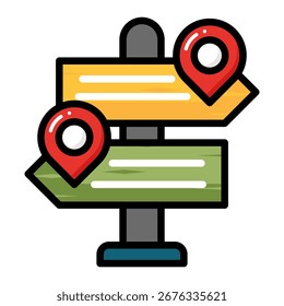 Signboard Icon Element For Design
