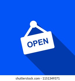 Signboard icon with shadow , vector sign design