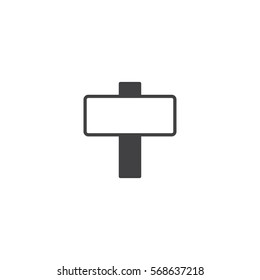 signboard icon. sign design