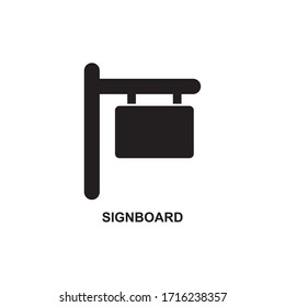 SIGNBOARD ICON , SIGNPOST ICON VECTOR