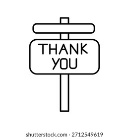 Signboard icon with white background vector stock illustration