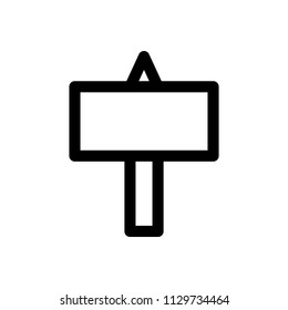 Signboard icon,vector illustration. Flat design style. vector signboard icon illustration isolated on White background, signboard icon Eps10. signboard icons graphic design vector symbols.