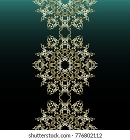 signboard name. Vector illustration. Romantic wedding invitation. Abstract round ornament. Good for design in business. Rich design.