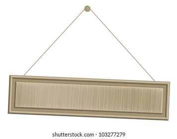 Signboard plank