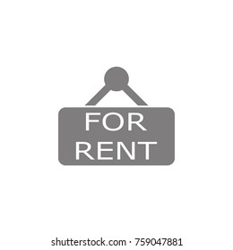 signboard for rent icon. Web element. Premium quality graphic design. Signs symbols collection, simple icon for websites, web design, mobile app, info graphics on white background