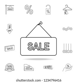 signboard sale icon. Detailed set of clearance sale icons. Premium graphic design. One of the collection icons for websites, web design, mobile app on white background