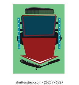 signboard template design vector illustration