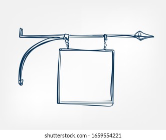 ilustración del doodle aislado de la línea de arte vectorial de cartón
