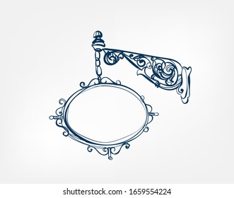 ilustración del doodle aislado de la línea de arte vectorial de cartón