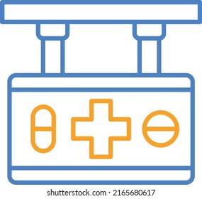 Icono del vector del cartón de señales. Se puede usar para imprimir, móviles y aplicaciones web.
