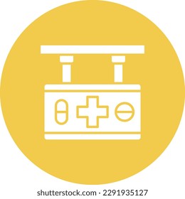 Icono del vector del cartón de señales. Se puede usar para imprimir, móviles y aplicaciones web.