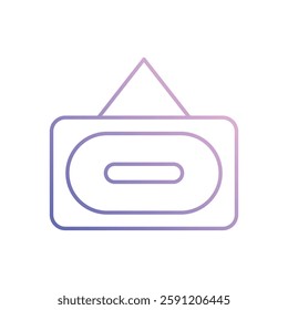 Signboard vector icon design use realestate illustration