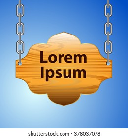Signboard Vector Illustration