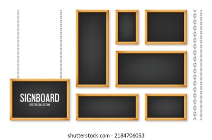 Premium Vector  Chalkboard with frame