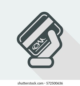 Signed credit card