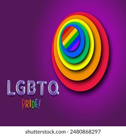 The significance and beauty of the Rainbow Pride symbol, an emblem of the LGBTQ+ community. This vibrant and inclusive symbol represents love, diversity, and pride, celebrating the unique identities.