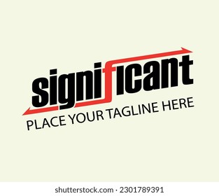Significant Simple Business Vector Logo